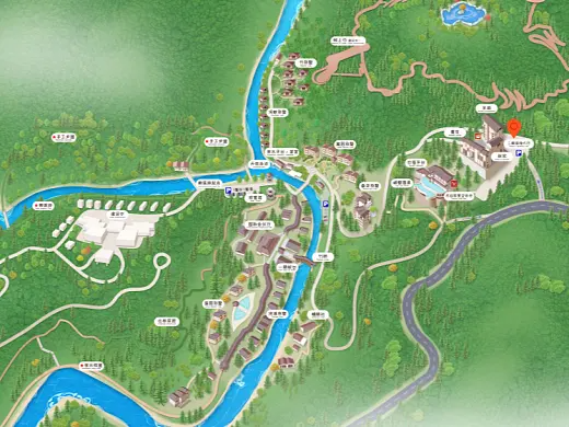 西林结合景区手绘地图智慧导览和720全景技术，可以让景区更加“动”起来，为游客提供更加身临其境的导览体验。